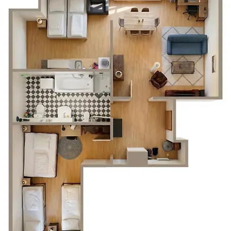 Apartment Ideal Fuer Familien Und Monteure, Zentral, Gemuetlich, Mit Fernseher Bad Durrenberg